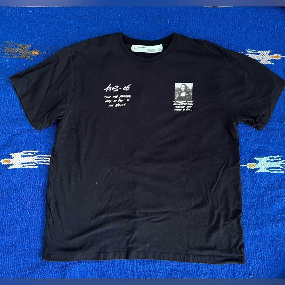 OFF-WHITE Oversized Monalisa Graphic Print T-shirt
